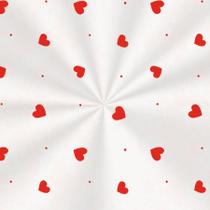 Saco Adesivado Decorado Love Vermelho 15X20 - 100 unidades - Cromus - Rizzo