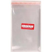 Saco adesivado incolor cromus 18x25 +3 aba - pt c/ 100