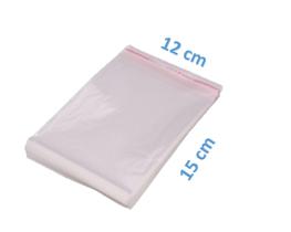 Saco Adesivado Plastico Transparente 12x15 C/1.000 Unidades