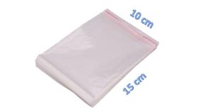 Saco Adesivado Saquinho Plástico Transparente 10x15 200 Unid