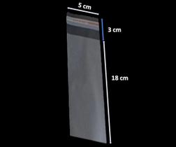 Saco Adesivado Saquinho Plástico Transparente 5x18 500 Unid