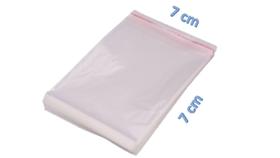 Saco Adesivado Saquinho Plástico Transparente 7x7 200 Unids