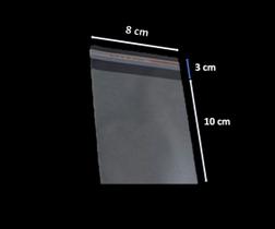 Saco Adesivado Saquinho Plástico Transparente 8x10 100 Unid - J&C