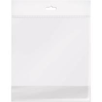 Saco Adesivado TRANSP. C/FURO 8X25+3CM ABA PCT.C/100