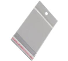 Saco Adesivado Transparente Com Solapa 7x16 Com 1.000 Unidades
