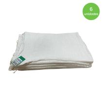 Saco Alvejado 38x62 Caebi 65g com 6 unidades