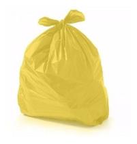 Saco Amarelo Para Lixo 100 Litros (100 Unds) Coleta Seletiva