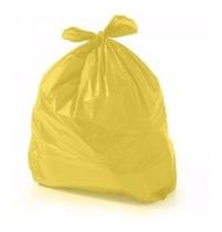 Saco Amarelo Para Lixo 100 Litros (100 Unds) Coleta Seletiva