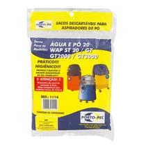 Saco aspirador de agua e po electrolux wap turbo a20 / gt / smart a20 / GT2000 / GT3000- 3 unid (REF.1114) Saco aspirador de agua e po electrolux wap turbo a20 / gt / smart a20 / GT2000 / GT3000- 3 unid (REF.1114)