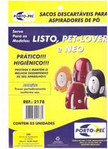 Saco aspirador Electrolux listo / pet-lover / neo - 3 und (REF.2178) Saco aspirador Electrolux listo / pet-lover / neo - 3 und (REF.2178)