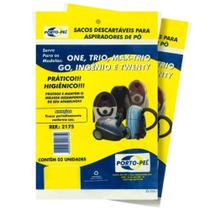Saco Aspirador Pó Electrolux Sonic, One, Trio, Max-Trio, Go, Ingênio, Twenty Kit c/2 Saco Aspirador Pó Electrolux Sonic, One, Trio, Max-Trio, Go, Ingênio, Twenty Kit c/2