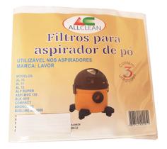 Saco Aspirador Po Lavor Compact 1400w, All11 Kit 3unid.