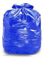 Saco Azul Para Lixo 100 Litros (100 Unds) Coleta Seletiva Saco Azul Para Lixo 100 Litros (100 Unds) Coleta Seletiva