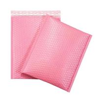 Saco Bolha Impermeável Rosa Perolado 10un. Espuma Espessada Para Embalagem De Roupas Envelope Saco Bolha Impermeável Rosa Perolado 10un. Espuma Espessada Para Embalagem De Roupas Envelope