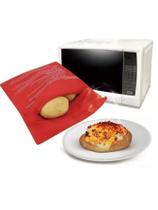 Saco Bolsa Assar Batata Microondas Forno Reutilizável Saco Bolsa Assar Batata Microondas Forno Reutilizável