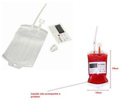 Saco Bolsa De Sangue Cantil Porta Bebidas Vazia Vampiro
