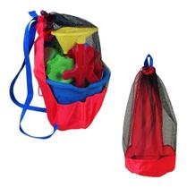 Saco Bolsa Praia Rede Viagem Drenante Infantil Camping