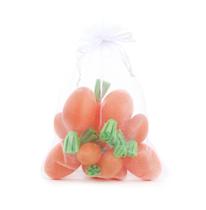 Saco c/ cenouras sortidas jg c/12 pcs - páscoa