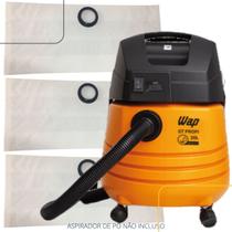 Saco Coletor de Pó p/ Aspirador Wap GT Profi 20L Kit c/09 un