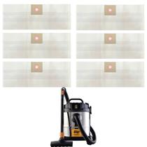 Saco Coletor de Pó p/ Aspirador Wap GTW Inox 12 - Kit c/06 Refil Compatível Descartável Resistente