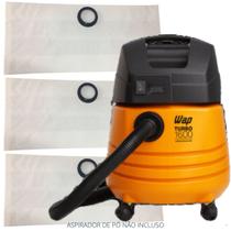 Saco Coletor de Pó p/ Aspirador Wap Turbo 1600 Kit c/09 un