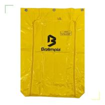 Saco Coletor Para Carro Multifuncional Amarelo Bralimpia Saco Coletor Para Carro Multifuncional Amarelo Bralimpia