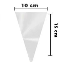 Saco Cone Incolor 10x15 C/50 Cromus Saco Cone Incolor 10x15 C/50 Cromus