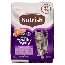 Saco de 5,9 kg para frango Cat Food Nutrish Senior Healthy Aging
