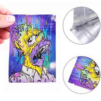 Saco De Armazenamento De Plástico À Prova D'água Com Zíper De Folha De Mylar De 7,5x10cm De