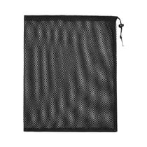 Saco De Armazenamento Durável Em Malha Preto E Branco Com Cordão Para Casa, Viagem, Atividades Ao Ar