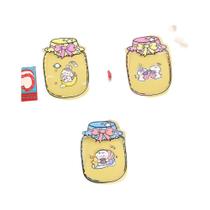 Saco De Armazenamento Para Snacks E Biscoitos Com Estampa De Desenho Animado, 20 Peças, 60 Peças,