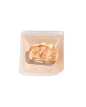 Saco de armazenamento reutilizável de silicone W&P Porter Sandwich 1L Oat Saco de armazenamento reutilizável de silicone W&P Porter Sandwich 1L Oat
