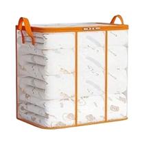 Saco De Armazenamento Transparente Dobrável Com Zíper Para Roupas, Cobertores E Edredons