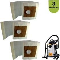 Saco de Aspirador com 3 un WAP Gtw Inox 50L Profissional