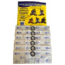 Saco De Aspirador De Pó Wap Gtw10 Gtw Inox 12 Gtw10 Maré Biovac 10 Wap Kit com 6 Unidades Envio em 24 hs