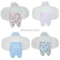 Saco de Bebê Dormir Sherpa Carneirinho Microfibra Estampado Liso