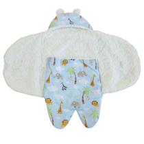 Saco de Bebê Para Dormir Sherpa Carneirinho Microfibra Estampado Liso