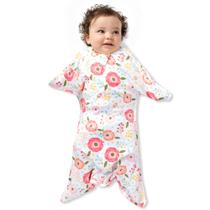 Saco de bebê Sleeping Baby com zíper e zíper Pretty Poppy Saco de bebê Sleeping Baby com zíper e zíper Pretty Poppy