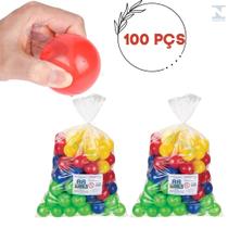 Saco De Bolinhas 100 Unidades Para Piscina Bolinhas