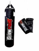 Saco De Box 90 Cm Profissional + Luva Bate Saco - Blow fight