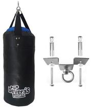 Saco de Boxe Cheio 60 cm Profissional + Suporte Para Saco Pancada - Suporte para Teto - Deveras