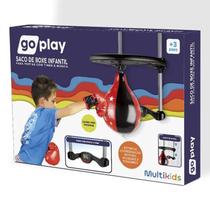 Saco De Boxe Infantil Para Portas com Tempo e Música Go Play Multikids Saco De Boxe Infantil Para Portas com Tempo e Música Go Play Multikids