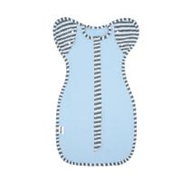 Saco de cobertor para bebês Aquooky Transition to Arms Free Blue 3-6M