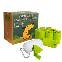 Saco de cocô de cachorro, verde-lua, compostável, 120 unidades, 9 x 13 polegadas Saco de cocô de cachorro, verde-lua, compostável, 120 unidades, 9 x 13 polegadas