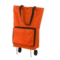 Saco de compras dobrável Tug Trolley Wokex Orange