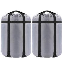 Saco de Compresión Borogo 36L Impermeable para Camping Gris Paquete de 2 Saco de Compresión Borogo 36L Impermeable para Camping Gris Paquete de 2