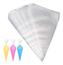 - Saco de Confeitar Descartável Manga Confeiteiro - 100 Unidades 30 cm - L3 Store