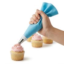 Saco De Confeitar Silicone Reutilizável Manga Bolo Doce 35cm Saco De Confeitar Silicone Reutilizável Manga Bolo Doce 35cm