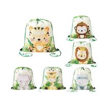 Saco de Cordão Selva Safari para Festa Infantil - Tema Aniversário Saco de Cordão Selva Safari para Festa Infantil - Tema Aniversário