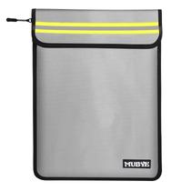 Saco de documentos monetários impermeável à prova de fogo MUBYE Grey 38x28cm Saco de documentos monetários impermeável à prova de fogo MUBYE Grey 38x28cm